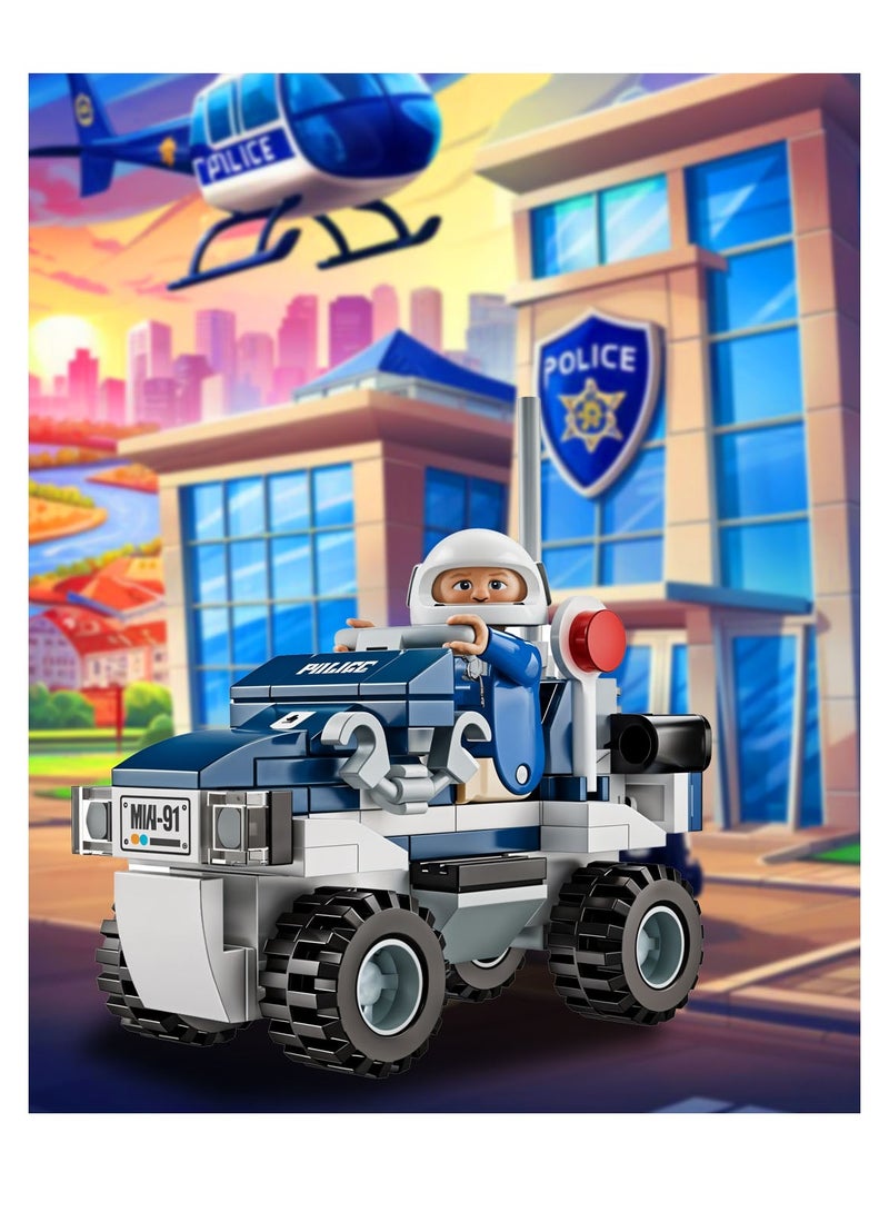 Beram Police Quadbike Toy , Rugged 4-Wheel ATV with Officer Action Figure & Realistic Details , Push & Go Rescue Vehicle for Kids Ages 5+ Durable, Safe, and Fun Law Enforcement Toy for Indoor/Outdoor Play , Perfect for Pretend Chase & Patrol Missions - Image 5