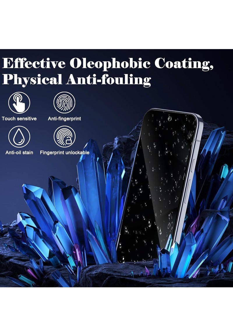 2 قطع من زجاج حماية الخصوصية المقسى لجهاز جوجل بكسل 10 برو و 2 قطعة من واقي عدسة الكاميرا - Image 4