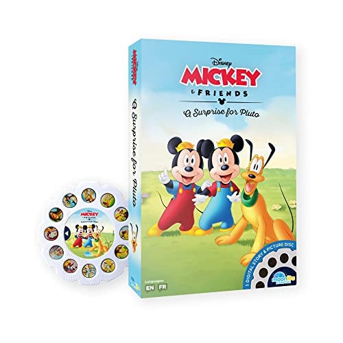 Moonlite Storytime Disneys Mickey Friends A Surprise for Pluto Storytime Disc A Magical Read Projector Sold Separately Digital Story w Sound FX Learning Gifts for Kids Ages 1 Year Up - Image 1