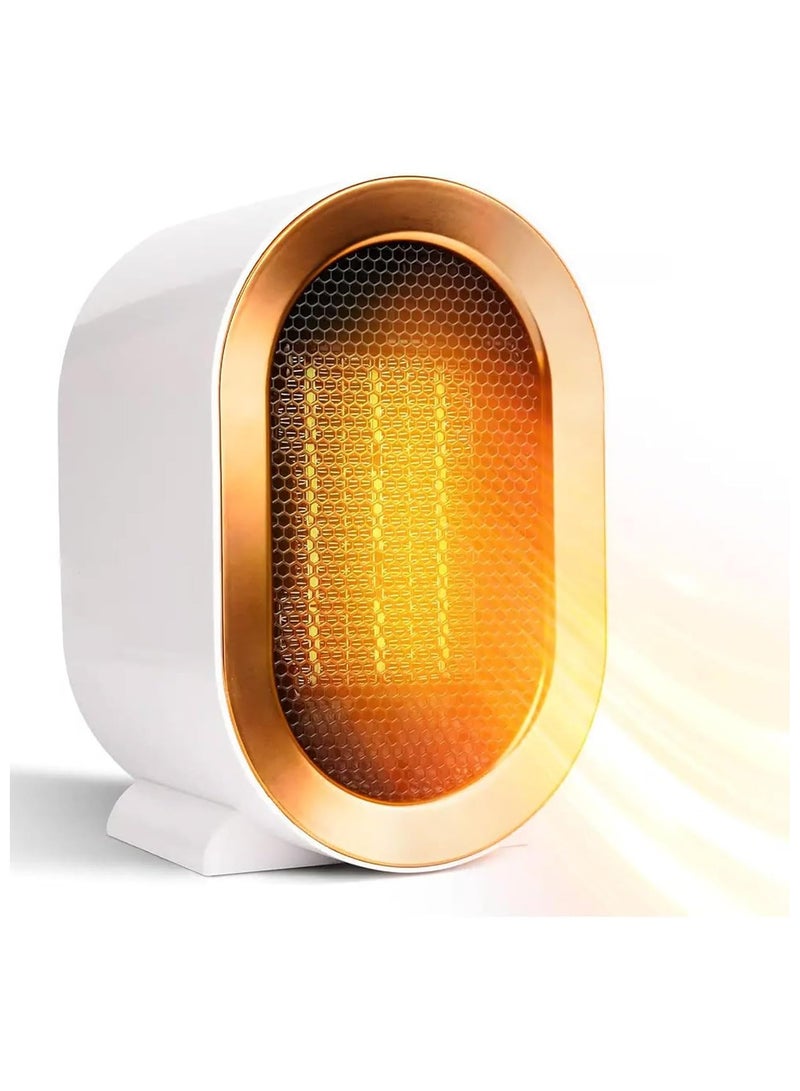 عام سخّانات مساحة داخلية، سخانات شخصية محمولة قابلة للتوصيل لغرف صغيرة، سخانات مصغرة 1000 واط لترقية مكتب أو منزل - Image 1