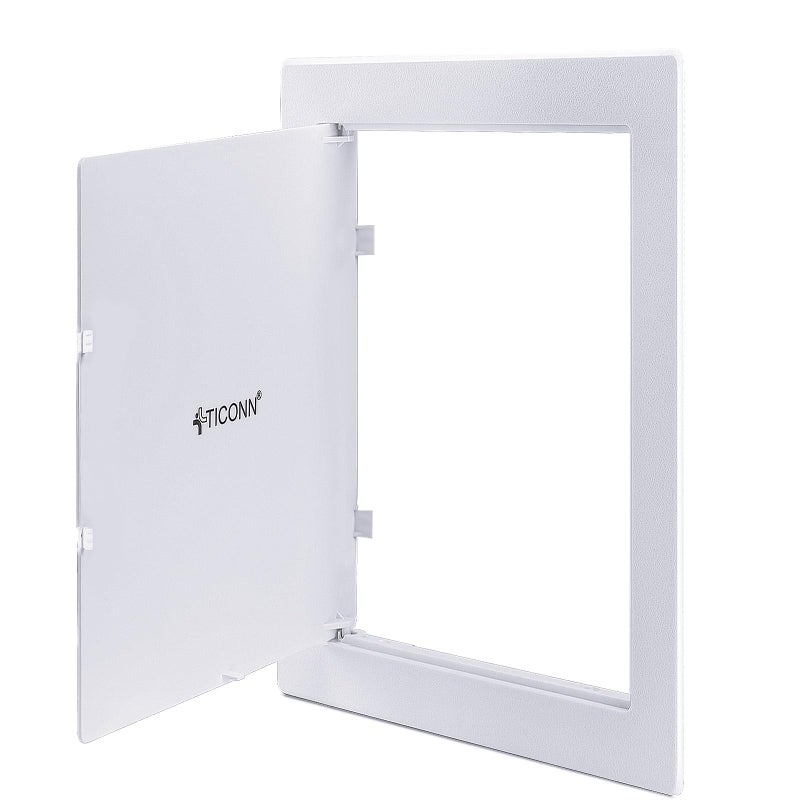 TICONN Access Panel for Drywall, 6 x 9 Inch ABS Plastic Wall Hole Cover Access Doors, Easy Install Drywall Access Panel, Ceiling, Wiring and Cables - Image 1