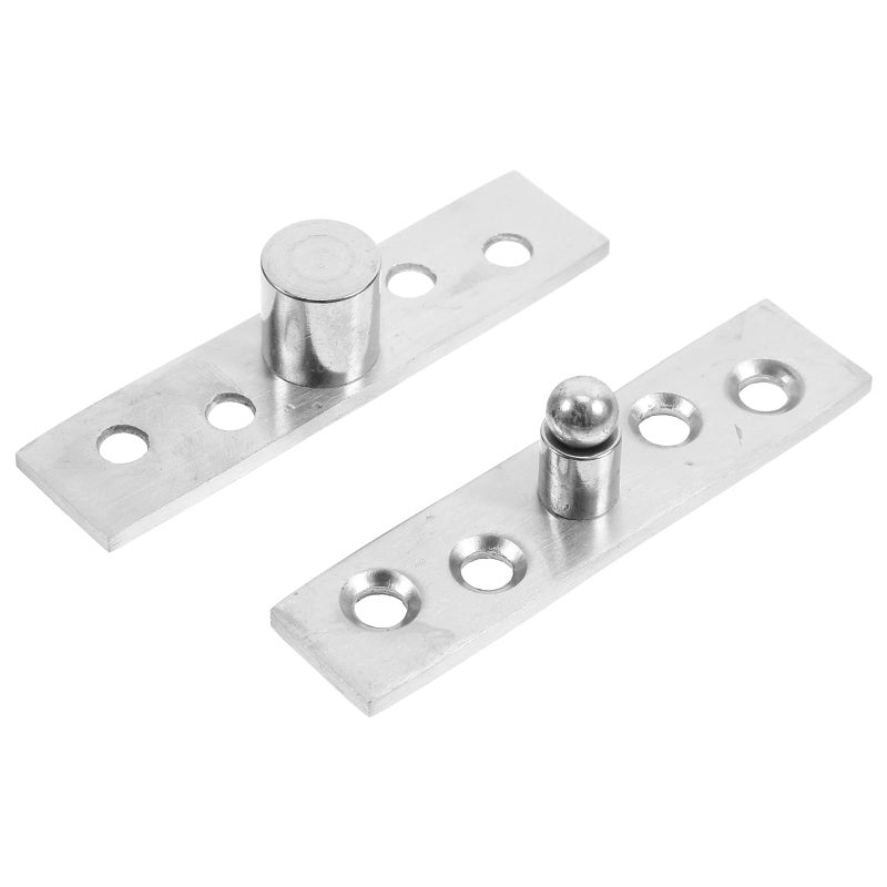 2Pcs Heavy Duty 360 Degree Rotating Concealed Pivot Hinges For Shed And Wood Doors - Image 2