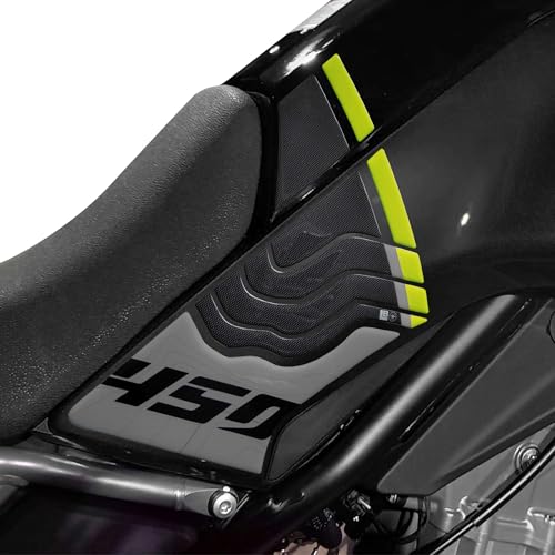 labelbike ليبل بايك - ملصقات هلامية ثلاثية الأبعاد وزخارف وحماية جانبية لخزان الدراجة النارية متوافقة مع CFMOTO 450MT - Image 1