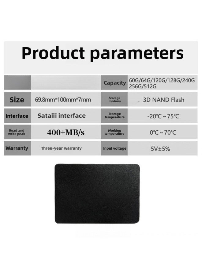 Solid State Drive 120G 240G 480G SATA3 2.5 "solid State Drive Desktop Notebook Universal-Capacity:Solid State 240g-pre-installed W7 32 Digits (for Old Machines)  - Image 4