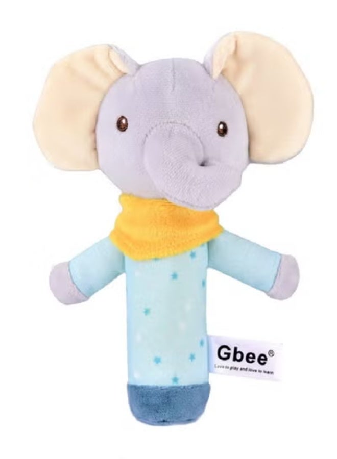 جبيه طقم ألعاب خشخيشات من القطن العضوي مصنوع من مواد عالية الجودة للأطفال، ألعاب تعليمية للأطفال الرضع - Image 3