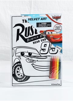 Disney CARS  VELVET ART WITH MINI MARKERS  - Image 1