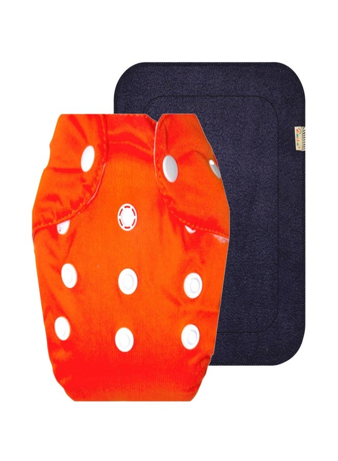 Dumbledo Lite Cloth Diaper with Gray Insert (Pack of 1) | Soft & Gentle | Breathable | Adjustable Snaps | Worry-Free Diapering | 3 Months - 2 Years | Unisex Baby - Image 1