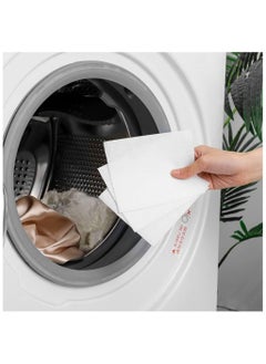 اليكليڤ ورقة امتصاص صباغة الملابس - ابتكار صديق للبيئة ، مضاد للتلطيخ ، مناسب لمجموعة متنوعة من الغسالات ، يحافظ على الملابس مشرقة وطويلة الأمد ، موفرة للطاقة ، موفرة للوقت ومريحة ، تمنع خلط الألوان ، خالية من العطور - 50 ورقة / عبوة  - Image 2