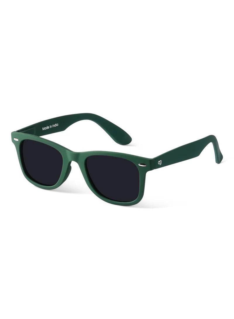 Woggles Jade Jaguar Polarized Wayfarer Sunglasses |Men & Women|100% UV Protection