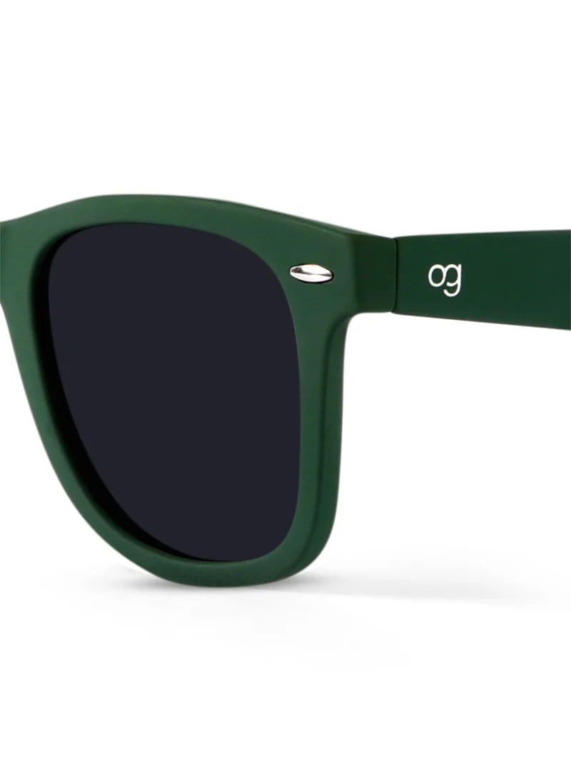Woggles Jade Jaguar Polarized Wayfarer Sunglasses |Men & Women|100% UV Protection