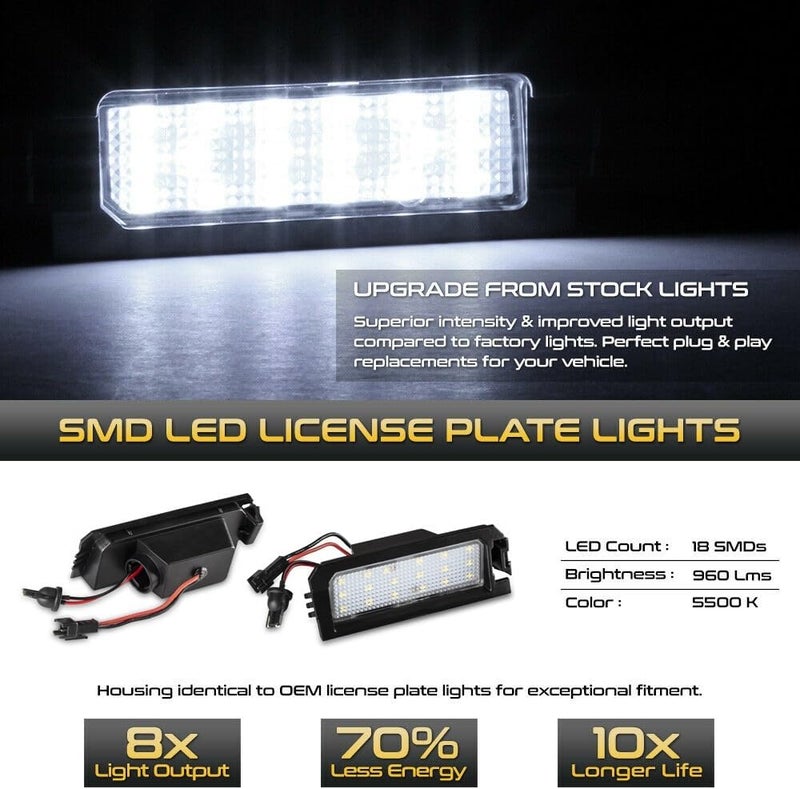 QASULER LED License Plate Light for Hyundai and Kia Models - Image 2