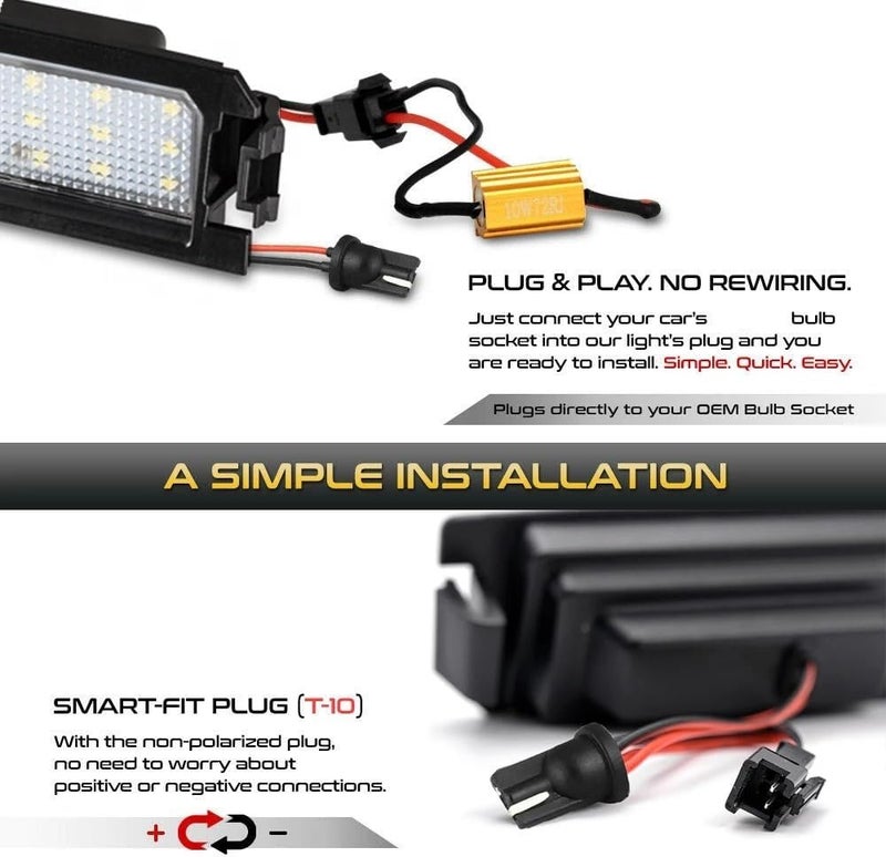QASULER LED License Plate Light for Hyundai and Kia Models - Image 5