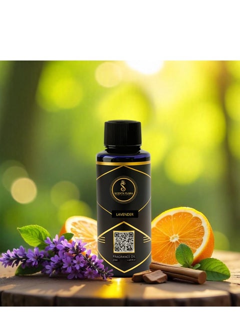 Lavender - Diffuser Aroma Oil - Soothing, Healing, and Relaxing Fragrance for Scent Diffusers - Aromatherapy (50 ml)
