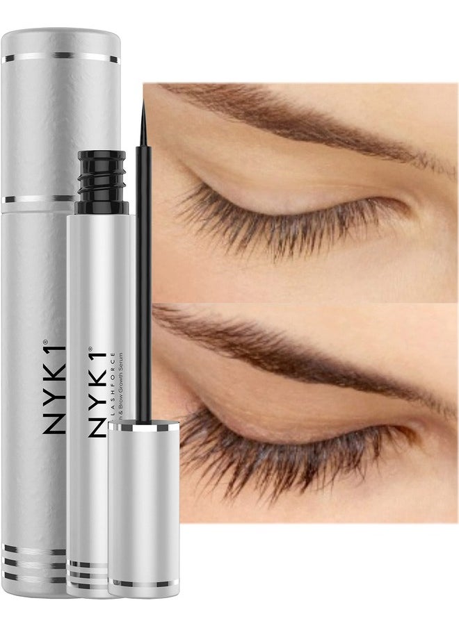 NYK1 - Amazing Lashforce (8Ml) Nyk1 Serum For Eyelash And Eyebrow Growth To Grow Lashes Thicker Natural Longer - Image 1