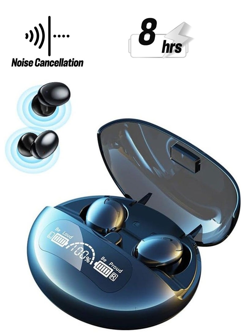 Generic - Multifunction Wireless Headset With Microphone TWS In-Ear Hi-Fi Noise Cancelling Painless Tight Fit (Black) - Image 1