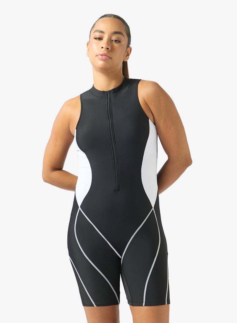 FRWD Zip Up Colorblock Rashguard - Image 4