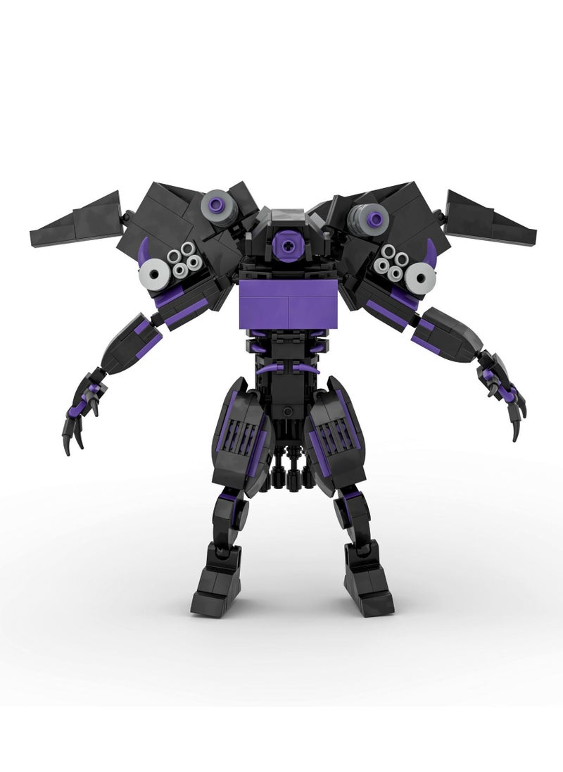 Lowyam - Skibidi Toilet Building Blocks,Upgraded Titan Cameraman vs Titan Speaker Man Building Blocks Toys, Skibidi Toilet Series Figure Model Reproducible Assembly Skibidi Toilet Building Block - Image 1