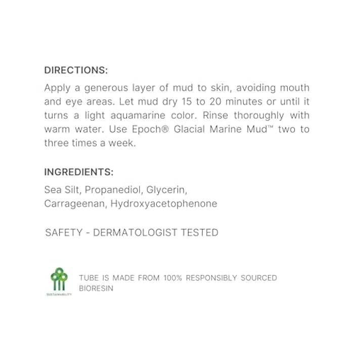 Nu Skin Epoch Glacial Marine Mud | Reveal Radiant, Purified, and Hydrated Skin | The Ultimate Skin Renewal with Natural Mineral-Rich Mud from Pristine Waters | 1 Pack - Image 2