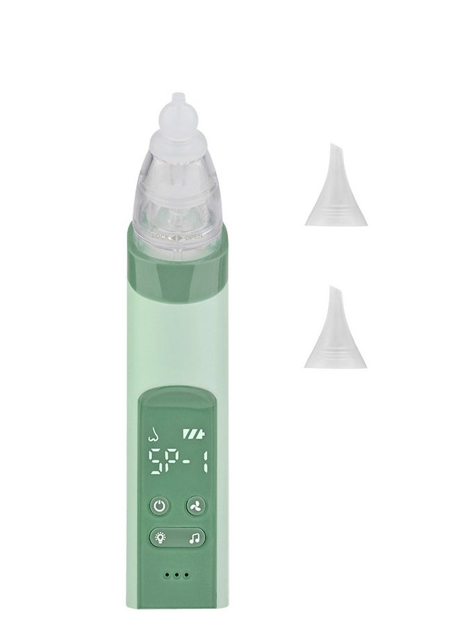 Generic 2 in 1 Baby Nasal Aspirator & Blackhead Remover Vacuum Electric Nose Suction Nose Cleaner with 3 Suction Strengths LED Display  - Image 1