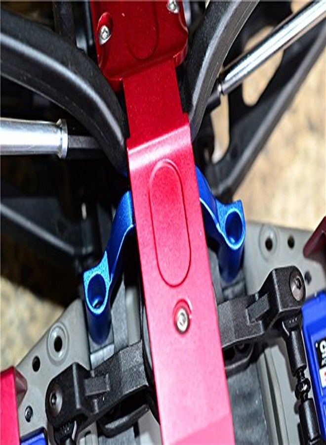 EPTNNASO Aluminum Front Gear Box Protectoer Mount Blue for Traxxas E-REVO 2.0 E-REVO REVO Summit Slayer Pro 4x4 5343X - Image 3