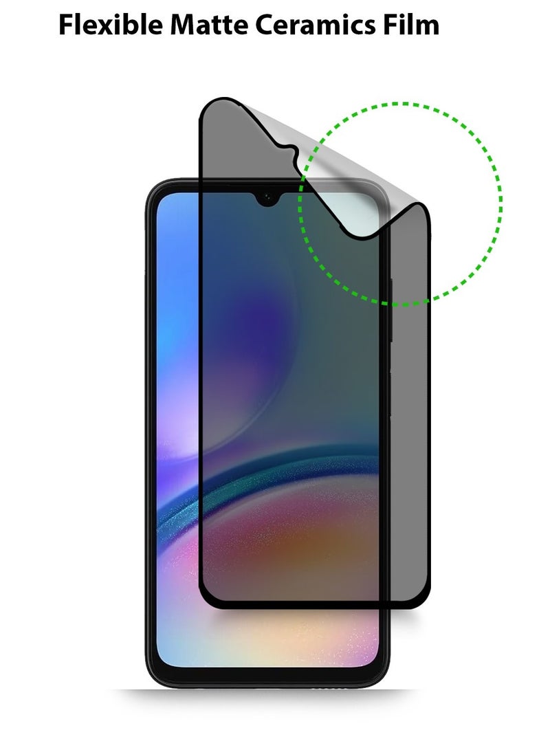 Techie Full Cover Explosion-Proof Matte Ceramic Privacy Film Screen Protector for Samsung Galaxy A05 - Image 4