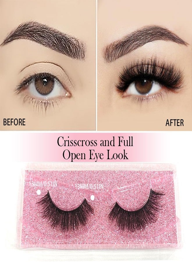 U-Hotmi Wholesale Faux Mink Lashes 50 Pair Natural Look Fluffy Eyelashes Soft Lashes Bulk 5 Styles Volume Lashes with Individual Package - Image 3