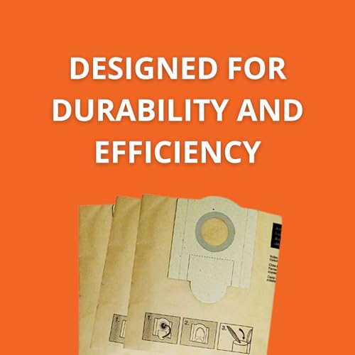 Fein Turbo II Vacuum Dust Bag - Two-Stage Filtration - Traps Fine Particles, Disposable, Tear-Resistant Construction - 3 Pack - 69908195014 - Image 4