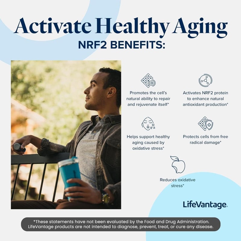 LifeVantage Protandim Nrf2 Synergizer 30 Caps Nrf2 Activator Healthy Aging Supplement Antioxidants Fight Oxidative Stress 5 Herb Blend Supports Cellular Health Ashwagandha Turmeric Milk Thistle - Image 4
