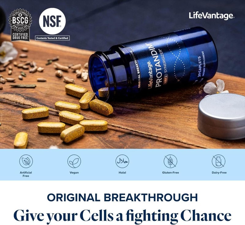 LifeVantage Protandim Nrf2 Synergizer 30 Caps Nrf2 Activator Healthy Aging Supplement Antioxidants Fight Oxidative Stress 5 Herb Blend Supports Cellular Health Ashwagandha Turmeric Milk Thistle - Image 5