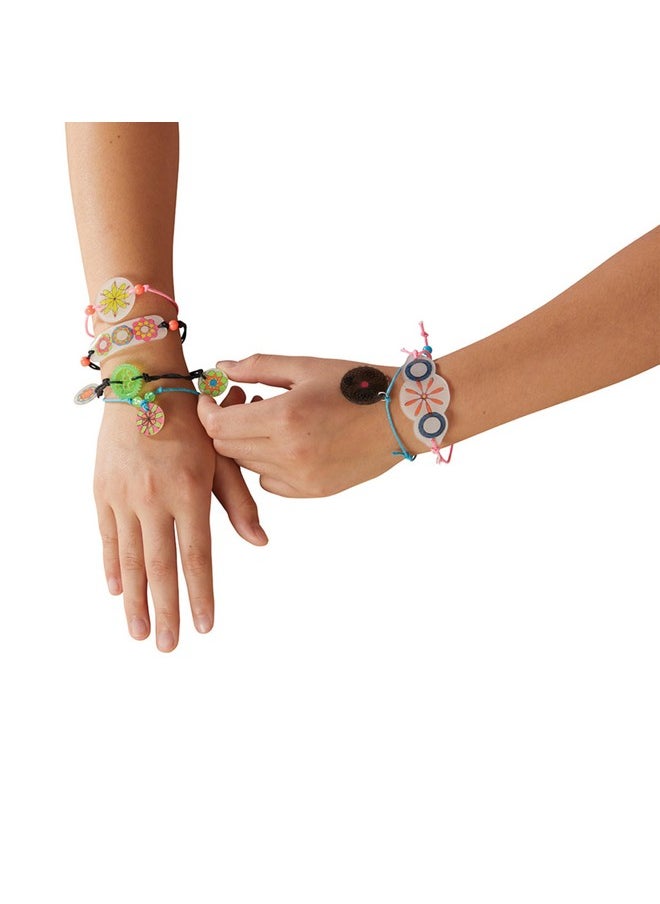 Spirograph Shrink Charms, Friendship Bracelet Kit, Bracelet Making Kit For Girls, Arts And Crafts For Kids, Drawing Kit, Girls Bracelet, For Kids, Ages 8+  - Image 5
