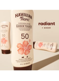 Hawaiian Tropic Sheer Touch Ultra Radiance Lotion Sunscreen SPF 50, 8oz Twin Pack | Hawaiian Tropic Sunscreen SPF 50, Sunblock, Oxybenzone Free Sunscreen, Body Sunscreen Pack, 8oz each - pzsku/Z96CBAF426C3D702EB30DZ/45/_/1734347268/d4d8b1b2-d752-4939-9436-89903bf244ef