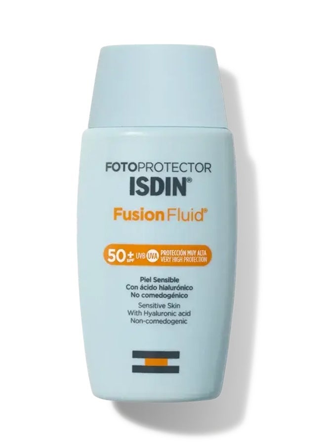 ISDIN Fotoprotector Fusion Fluid Spf 50+ [50Ml] – Ultralight Facial Sunscreen With All-Day Hydration And A Matte, Non-Greasy Touch - Image 1