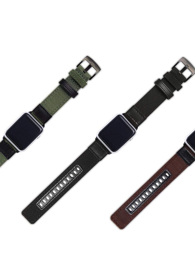 Generic Nylon Solo Loop Stretchy Straps For Apple Watch Band 41mm 40mm 38mm, Elastic Wristbands Strap for iwatch Ultra/Ultra 2 Series 9 8 7 6 5 4 3 2 1 SE 2 SE  - Image 2
