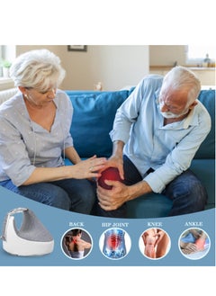 Excefore Orthopedic Knee Pillow for Side Sleepers, Memory Foam Leg Pillow for Pregnancy Sciatica Back Hip Pain Relief Knee Support Pillows with Adjustable Strap (Grey)  - Image 4