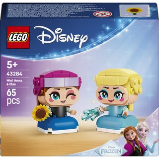 ‏Disney Frozen‏ آنا وإلسا الصغيرتان، لعبة بناء للأطفال بعمر ٥ سنوات وأكثر (٦٥ قطعة) 43284 - view 2