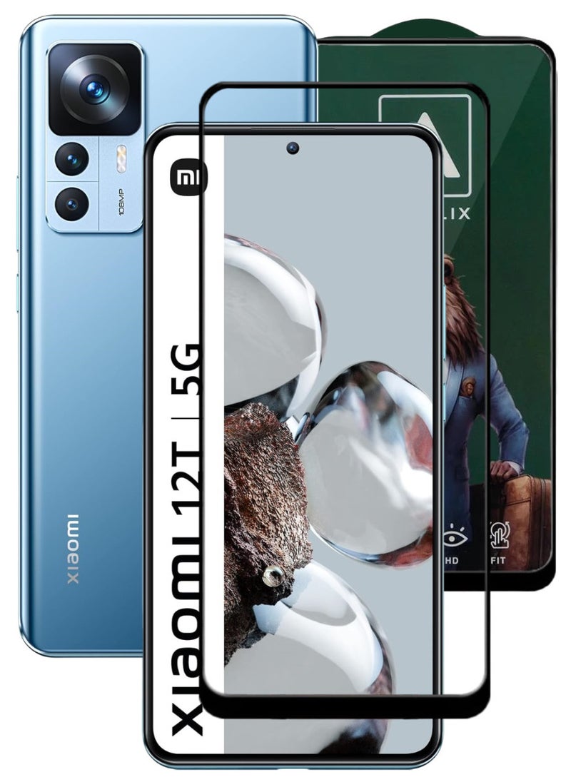 ACLIX Antistatic ESD Dustproof Premium Quality High Definition Tempered Glass Screen Protector Designed For Xiaomi 12T - Image 1