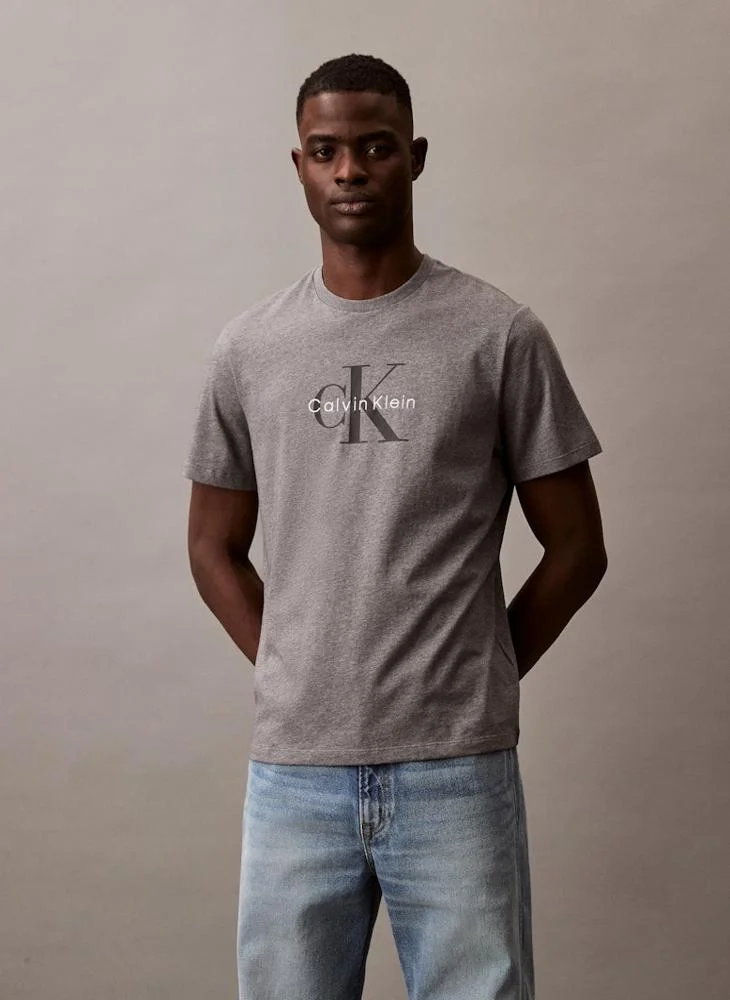Calvin Klein Jeans  Monogram Logo T-shirt for Men | Best Price UAE