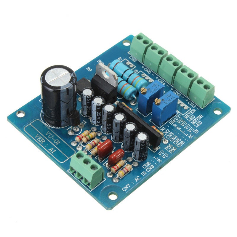 Generic AC 12V Stereo VU Meter Driver Board Amplifier Backlight VU Instrument Driver board 