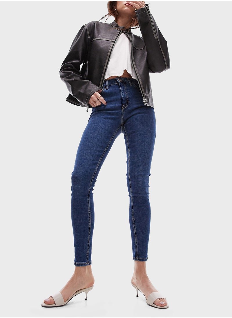 TOPSHOP - Topshop Jamie jeans in rich blue - Image 1