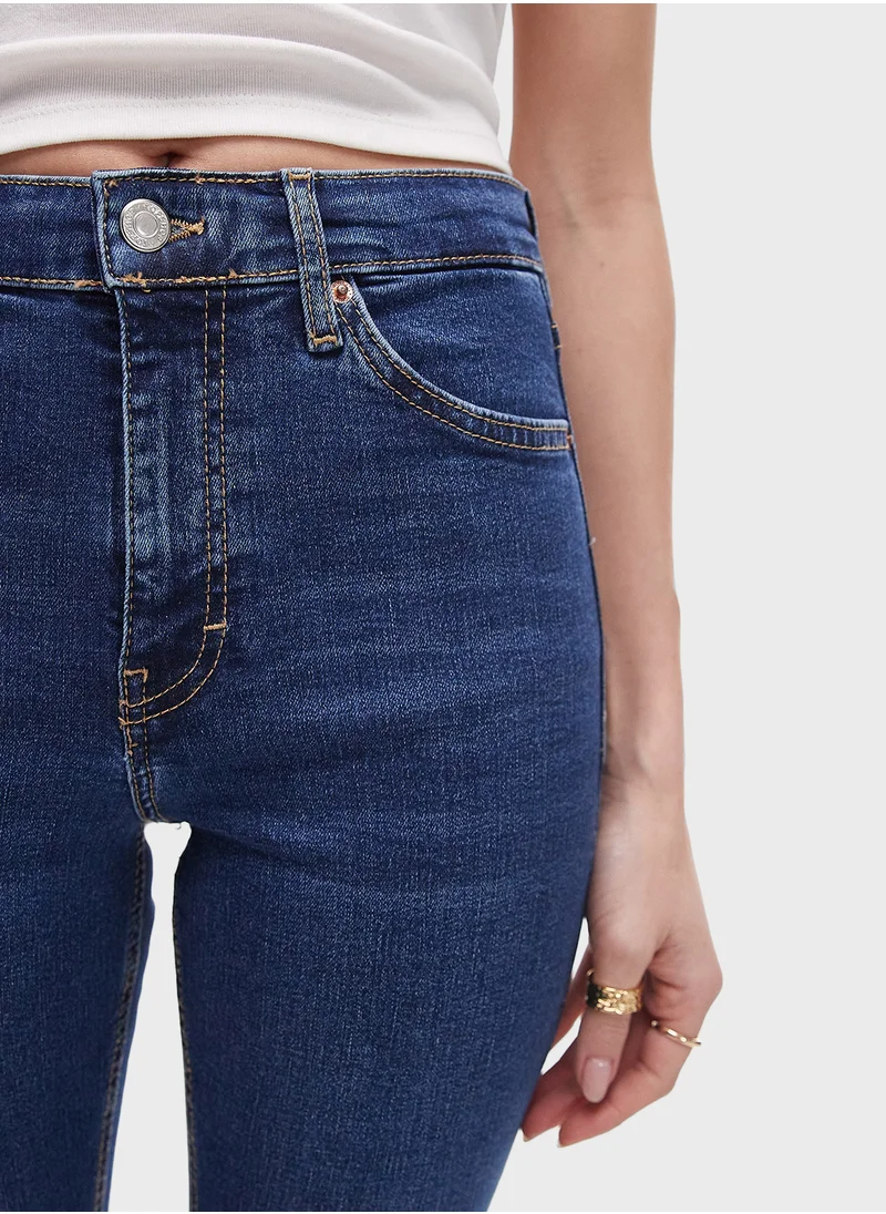 TOPSHOP Topshop Jamie jeans in rich blue