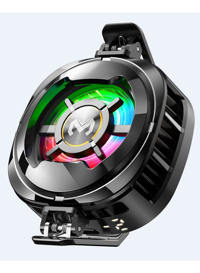 VKL Mobile Phone Cooler for Game Fan PUBG, Designed iPhone 12/13 Series, Live Streaming and Vlog, Semiconductor Heatsink Without Noise iOS Android, ipad Tablet - Image 3