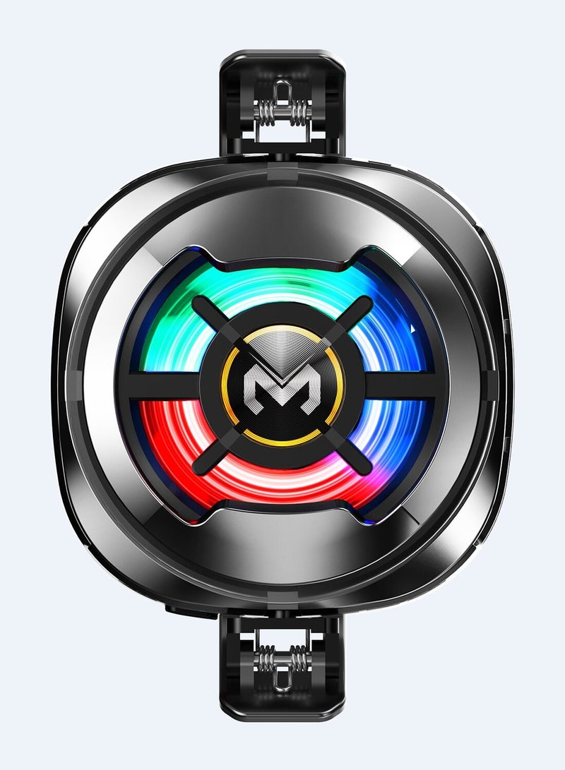 VKL Mobile Phone Cooler for Game Fan PUBG, Designed iPhone 12/13 Series, Live Streaming and Vlog, Semiconductor Heatsink Without Noise iOS Android, ipad Tablet - Image 4