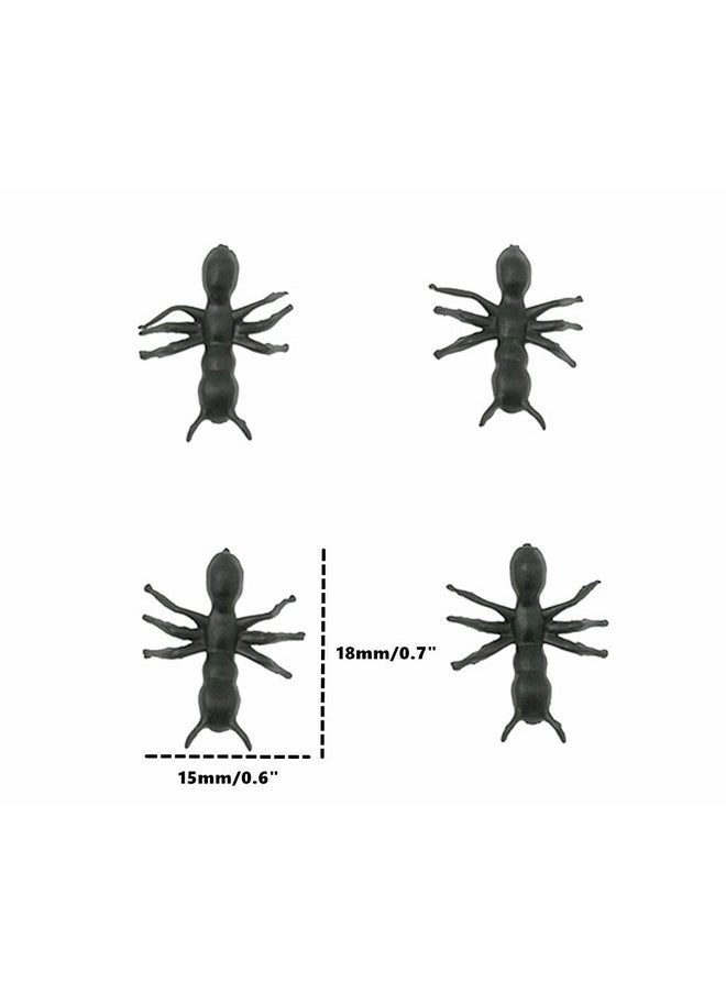 ALIMITOPIA 200Pcs Fake Black Ant Realistic Imitation Bug For Halloween Prank Props (Ant,Black)  - Image 1