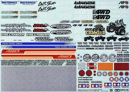Tamiya 54630 Decorative Sheet OffRoad Vehicles - Image 1