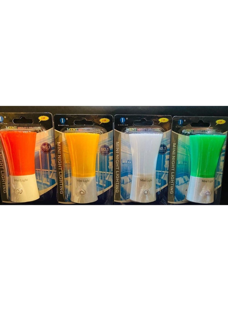 LED cup-shaped multi-colored night light
