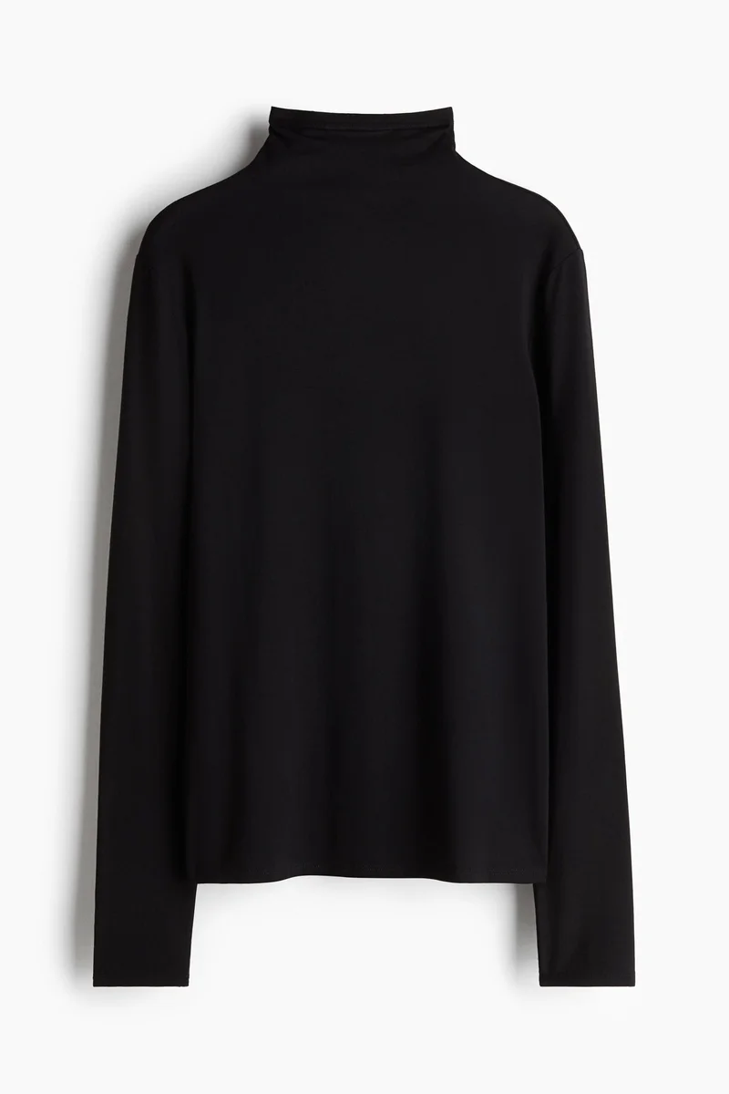H&M Lyocell Turtleneck Top