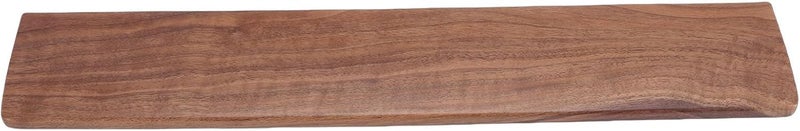 Wooden Wrist Rest, 17.32x3.15in Ergonomic Walnut Wood Palm Rest, Durable Gaming Wooden Keyboard Wrist with Non Slip Palm Pad, for 104 Keys Keyboard Office Home - Image 1