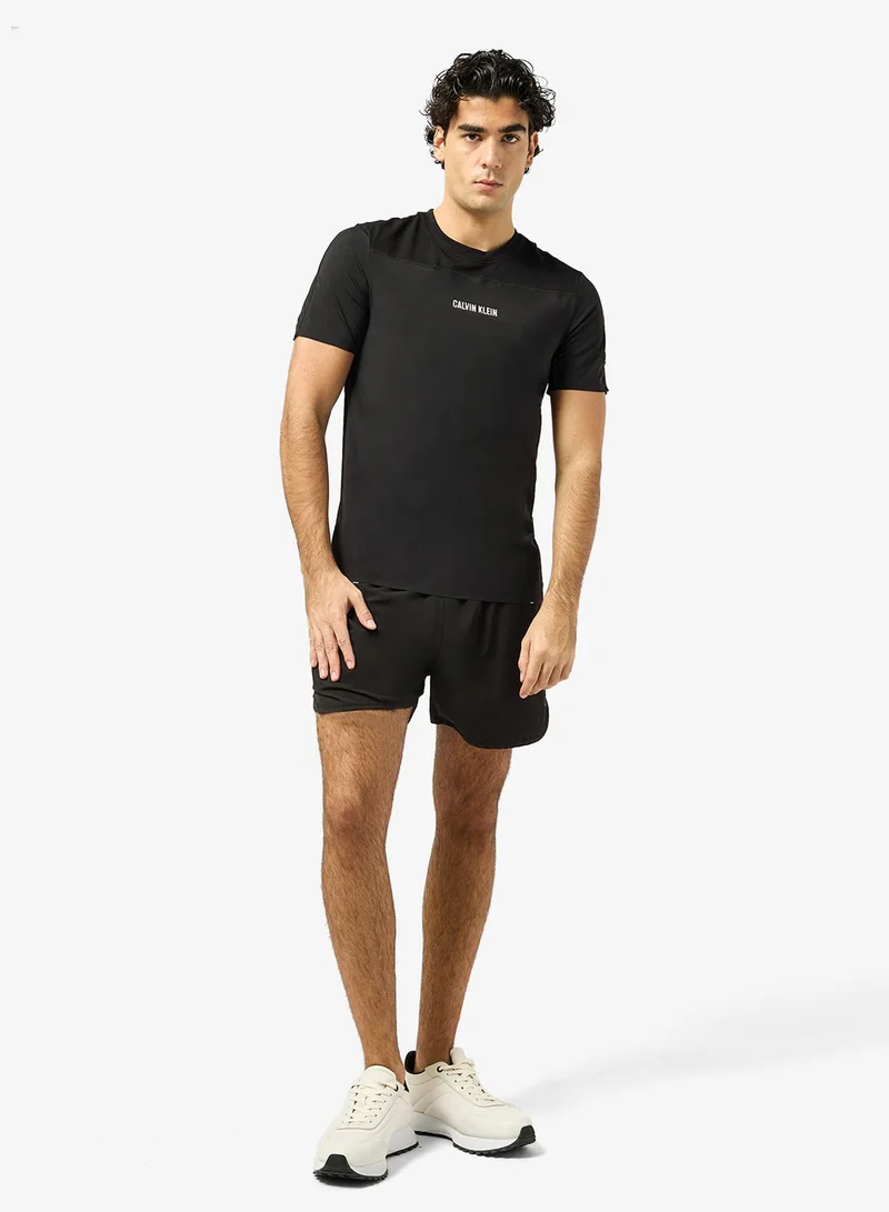 Calvin Klein Sports UB1-BLACK Baselayer T-Shirt for Men | Best Price UAE