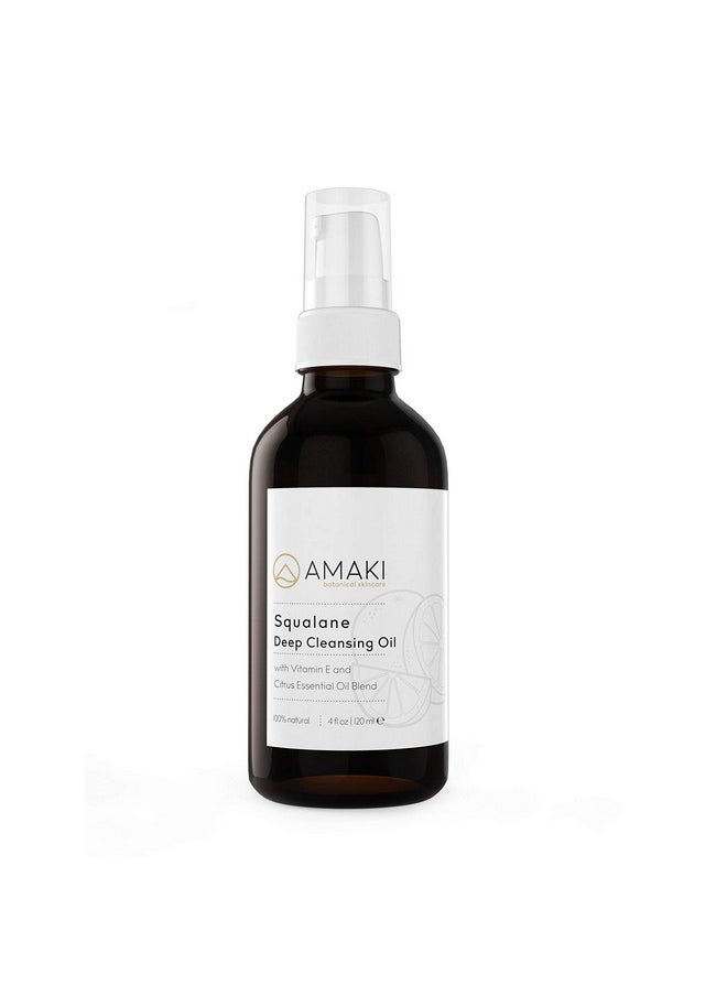 AMAKI SKINCARE Amaki Deep Cleansing Oil & Makeup Remover With Squalane (Citrus Blend) Organic Gifts For Women  - Image 2