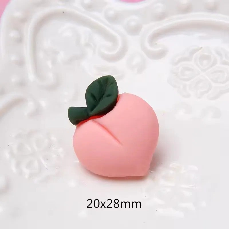 Bluejw Budget-Friendly Flatback Resin Cabochons - Realistic Artificial Vegetable & Fruit Designs for DIY Jewelry, Food-Themed Crafts & Souvenirs - Image 3